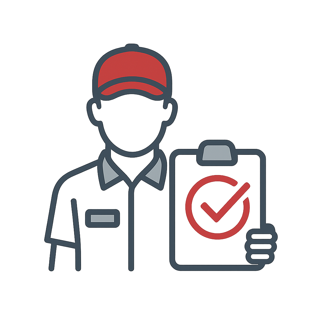 Clipart illustration representing residential pest control services